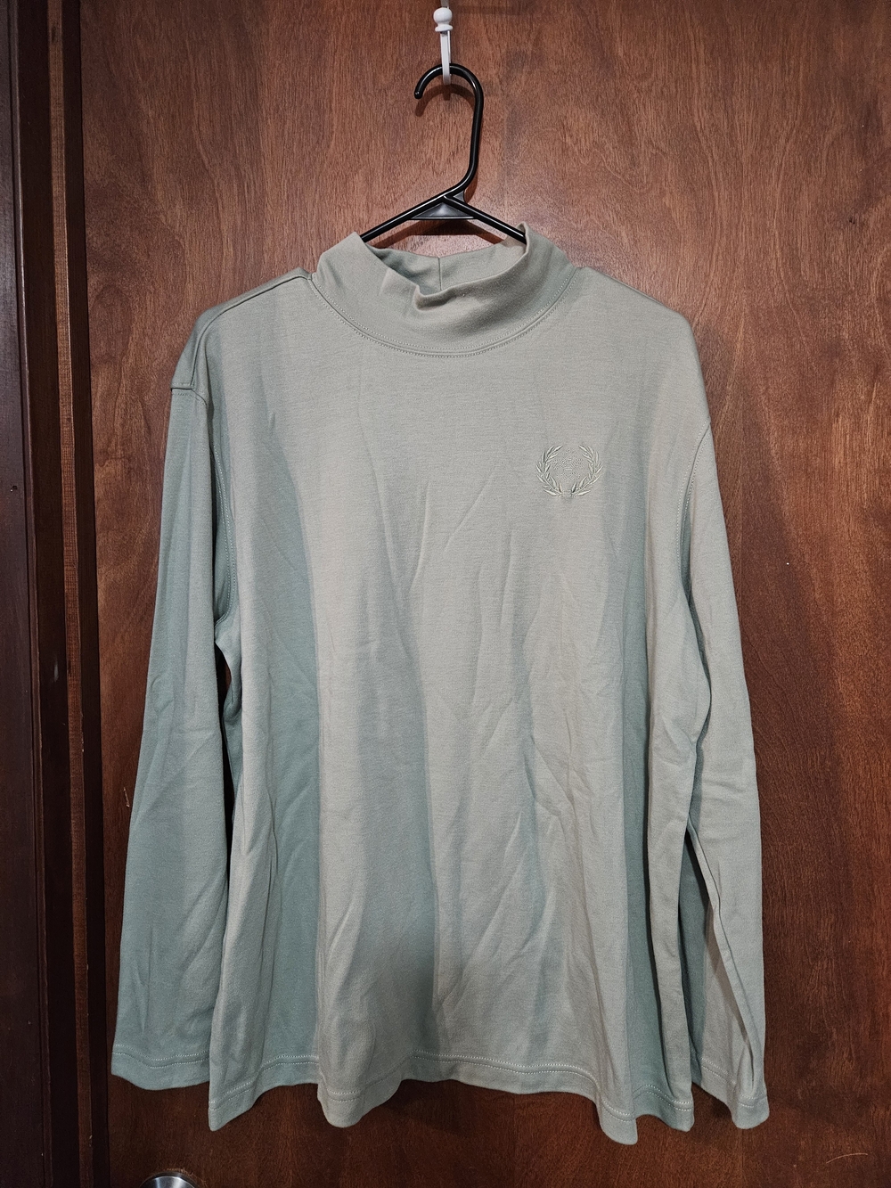 Blair Women's Long Sleeve Mock Neck Top - Sage Green